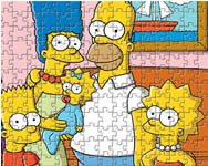 Simpson Csald - Simpsons jigsaw