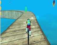 Underwater bicycle racing tracks bmx impossible stunt Simpson Csald ingyen jtk