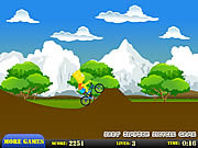 Bart Simpson bicycle game jtk