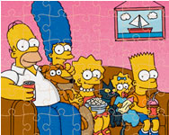 Simpson Csald - Simpsons jigsaw puzzle collection