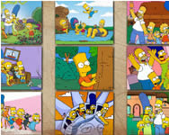 Simpsons jigsaw puzzle Simpson jtkok