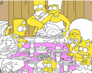 Simpson Csald - Simpsons thanksgiving party