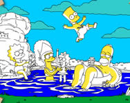 Vacationing Simpsons online 